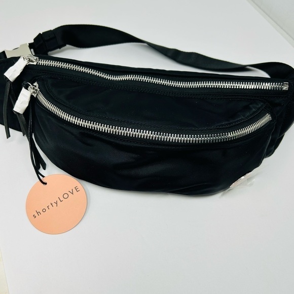 NWT ShortyLove Black Arcade - Crossbody Waist Pack Belt Bag - Picture 6 of 9